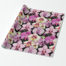 Search for orchids wrapping paper Birthday