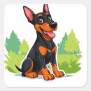 Search for mini doberman stickers Cute