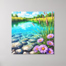 Search for lake canvas prints Summer
