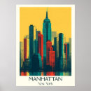 Search for vintage new york city manhattan posters Big apple