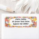 Search for swirls return address labels Yellow