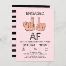 Search for funny engagement party invitations Hand drawn