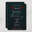 Search for gothic red and black wedding invitations Botanical