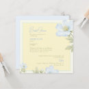 Search for blue and yellow bridal shower invitations Floral