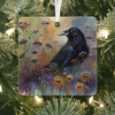 Search for crow christmas tree decorations Gothic