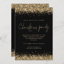 Search for black and gold christmas invitations Glam