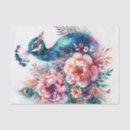 Search for peacock tissue paper Flowers