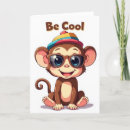 Search for monkey get well cards Thinking of you