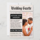 Search for newspaper save the dates Funny