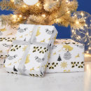 Search for gold reindeer wrapping paper Cute