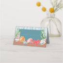 Search for beach wedding place cards Blue
