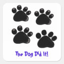 Search for dog sayings stickers Paws
