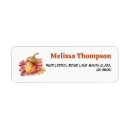 Search for acorn return address labels Fall baby shower