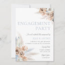 Search for beach engagement party invitations Blue