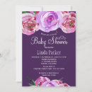 Search for violet baby shower invitations Flowers