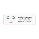 Search for pink lips return address labels Girly