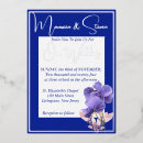 Search for royal blue and pink wedding invitations Floral
