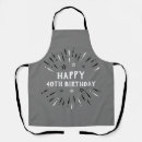 Search for 40 birthday aprons Modern
