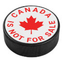 Search for canada hockey pucks Canadian flag