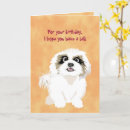 Search for shih tzu birthday cards Puppy