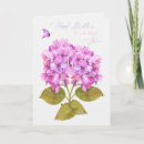 Search for hydrangeas birthday cards Watercolor