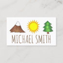 Search for camping business cards Hiking