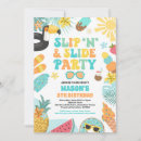 Search for slide invitations Splash pad party