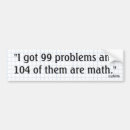 Search for math bumper stickers Teacher
