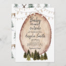 Search for string lights baby shower invitations Woodland animals