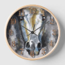 Search for beautiful horse clocks Stallion