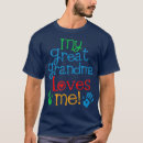 Search for my grandma loves me tshirts Nana