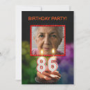 Search for 86th birthday invitations Party