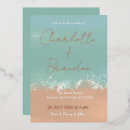 Search for beach summer wedding invitations Simple