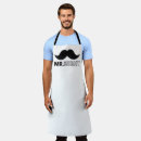 Search for mustache aprons Black