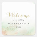 Search for green glitter wedding stickers Watercolor