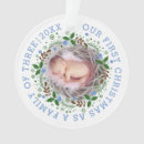 Search for parents first christmas tree decorations Family of three