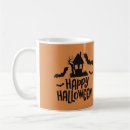 Search for halloween mugs Black and orange