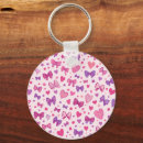 Search for bow key rings Girly