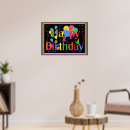 Search for happy birthday posters Colourful