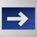 Search for arrow wall posters Blue
