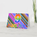 Search for 9 year old cards Nine years old