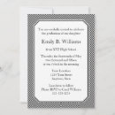 Search for white zig zag invitations Black