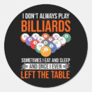 Search for pool billiards stickers Table