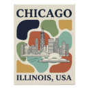 Search for chicago skyline posters Retro