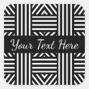 Search for black and white abstract stickers Elegant