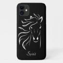 Search for black horse iphone cases Black and white