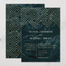 Search for turquoise wedding invitations Gold foil