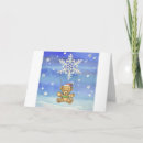 Search for teddy christmas cards Snowflakes