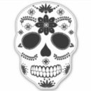 Search for day of the dead skull stickers Black and white