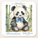 Search for panda bear coasters Bamboo